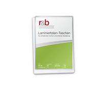 R & B ft de A6 - 80 plastificar A6, 111 x 154 mm, 2 x 80 Mic, 100 unidades, brillante