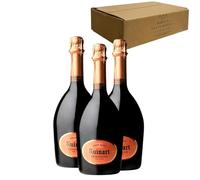 R-Brut Rosé Champagne - Para Disfrutar en Celebraciones y con los Tuyos - Pack 3 Botellas 75cl
