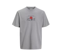 R.D.D. ROYAL DENIM DIVISION Camiseta gris / rojo / negro S gris / rojo / negro