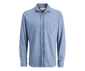 R.D.D. ROYAL DENIM DIVISION Camiseta Vaquera Rddlesner L/S Noos para Hombre, Azul Denim., S