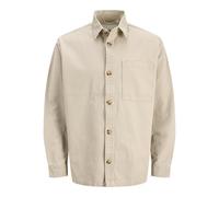 R.d.d. royal denim division Rddcolter Canvas Overshrit L/S Sn, White Pepper, L