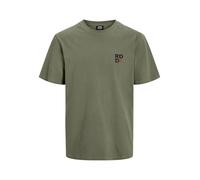 R.D.D. ROYAL DENIM DIVISION Rddfarley Crew Neck tee S/S, Deep Lichen Green, L Hombres