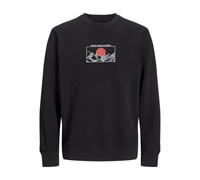 R.D.D. ROYAL DENIM DIVISION Sweat Crew Neck Rddadam-Sudadera con Cuello Redondo, Negro, S para Hombre