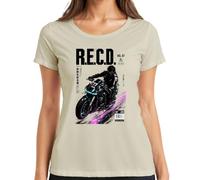 R.E.C.O. Neo Tokyo Cyberpunk Japan Y2K - Camiseta para mujer, naturaleza, L