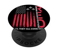 R.E.D Remember Everyone Deployed Until They All Come Home PopSockets PopGrip Adhesivo