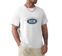 R.E.M Automatic for The People T-Shirt Man'S Fashion Cotton White Clothes Unisex tee L