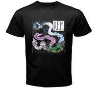 R.E.M Band Recogning Logo - Camiseta para hombre, color negro, Negro, M