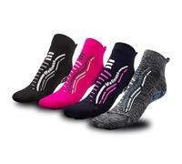 R-EVENGE 4 calcetines Wellness Classic, adecuados para todas las actividades en el gimnasio, cuerpo libre, gimnasia postural, sala de pesas, step y rehabilitación, multicolor, 38-41