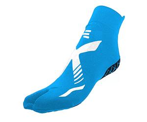R-EVENGE Calcetín técnico Pool 1 Finger Actividades en piscina y en superficies mojadas, antideslizante, antibacteriano, ideal para natación Acquagym, Hydrobike, (M 38-41, azul/blanco), Azul oscuro y
