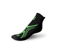R-EVENGE Calza Pool Classic Antideslizante para Actividades en Agua, Antibacteriana, Resistente al Cloro, Hilo y Envase Reciclados, negro/verde, M 38/41