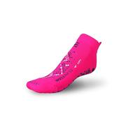 R-EVENGE Calzado técnico Wellness con agarre perfecto en superficies secas. Hilo de plata higienizante y termorregulador. Ideal para yoga, pilates, gimnasio, step, gimnasia postural., FUCSIA FLUO/SKY
