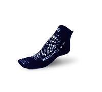 R-EVENGE Calzado técnico Wellness con agarre perfecto en superficies secas. Hilo de plata higienizante y termorregulador. Ideal para yoga, pilates, gimnasio, step, gimnasia postural., Azul/Azul, S 34