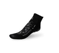 R-EVENGE Calzado técnico Wellness con agarre perfecto en superficies secas. Hilo de plata higienizante y termorregulador. Ideal para yoga, pilates, gimnasio, step, gimnasia postural., negro / azul