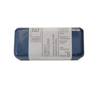 R & F: 104ml. (Torta Pequeña) Encaustic "Pintura Cera” Turquesa Cobalto (1154)