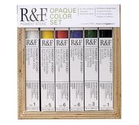R&F Handmade Paints Pigment Sticks, Opaque Colors, Set Of 6 by R&F Handmade Paints