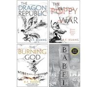 R.F. Kuang 4 Books Collection Set(The Poppy War, The Dragon Republic, The Burning God, Babel [Hardcover])