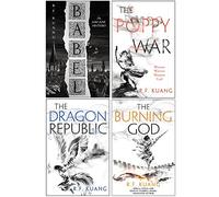 R.F. Kuang Collection 4 Books Set (Babel [Hardcover], The Poppy War, The Dragon Republic, The Burning God)