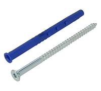 R-FF1-N-08L100 Taco con Tornillo 8x100 Acero Galvanizado FF1 50Stk 8mm RAWLPLUG