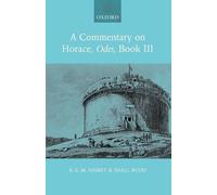 R. G. M. Nisbet Niall Rudd A Commentary on Horace: Odes Book III (Tapa blanda)