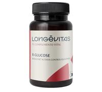 R-Glucose Regulador Natural de Carbohidratos con Reducose® y Extractos Vegetales - Control Diario de Metabolismo + Cápsulas con Limón Brócoli Canela y Cromo - 60 Dosis | Longevitas