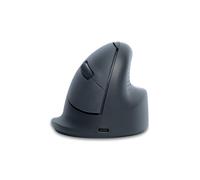 R-Go HE Basic - Ratón ergonómico inalámbrico, Bluetooth 5.0, Recargable, diseño Vertical, 1600 dpi y 3 Botones, Evita el Codo de Tenis/Brazo RSI, para Windows/Mac, Color Negro