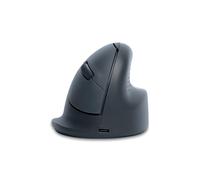 R-Go HE Basic - Ratón ergonómico inalámbrico, Bluetooth 5.0, Recargable, diseño Vertical, 1600 dpi y 3 Botones, Evita el Codo de Tenis/Brazo RSI, para Windows/Mac, Color Negro