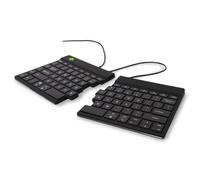 R-Go Split Ergonomische Tastatur, Qwerty (us), Schwarz, Drahtgebundenen - Tastatur - Usb - Qwerty - Usa - Schwarz
