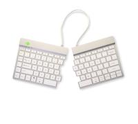 R-Go - Teclado Dividido, Mecanismo de Tijeras, túnel anticarpiano, diseño ergonómico de 2 Partes con Software de ruptura, Ultrafino, diseño QWERTY (EE. UU.), Bluetooth 5.0, Compatible con