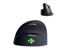 R-Go Tools Ratón R-GO HEWLL 948804 inalámbrico ergonómico Bluetooth para zurdos Negro