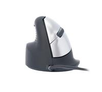 R-Go Tools 948807 - Ratón Vertical para Zurdos, Color Negro