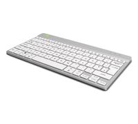 R-Go Tools Compact Break Ergonomic Keyboard, QWERTY (UK), W128444821 (Keyboard, QWERTY (UK), Bluetooth, White)