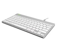 R-Go Tools Compact Break Ergonomic Keyboard QWERTZ (DE), Wired, W128444804 (Keyboard QWERTZ (DE), Wired, White)