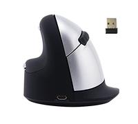 R-Go Tools HE Mouse Ratón ergonómico R-Go HE Break con software de pausa, grande (tamaño de mano ? 185 mm), zurdo, bluetooth, negro - Nuevo