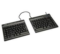 R-Go Tools Kinesis Freestyle2 keyboard MAC QWERTY 9 inch - Teclado (USB, Universal, QWERTY, Alámbrico, Negro, De plástico)
