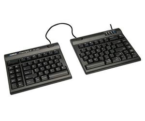 R-Go Tools Kinesis Freestyle2 keyboard MAC QWERTY 9 inch - Teclado (USB, Universal, QWERTY, Alámbrico, Negro, De plástico)