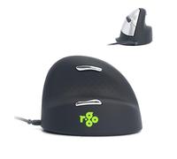 R-Go Tools Mouse Ergonomico R-Go He Break Con Software Di Pausa, Grande [lunghezza Della Mano = 185 Mm], Destrorso, Con Cavo, Nero (ergonomic Mouse R