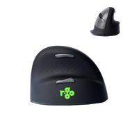 R-Go HE Break - Ratón ergonómico inalámbrico para Manos pequeñas, Bluetooth 5.0, Clic silencioso, con Software Anti-Tendinita, ratón Vertical Recargable, 2400 dpi Ajustable y 5 Botones, Color Negro