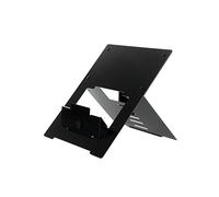 R-Go Tools R-Go Riser Soporte para Portátil Negro - Soporte de Regazo para portátiles y netbooks (135-220 mm, 30-57°, Aluminio, Negro)