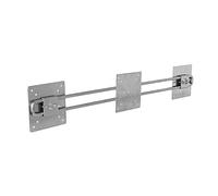 R-Go Tools R-Go Steel Wing para dos monitores, plateado - Accesorio para soportes (plateado, Plata, Acero, 10 kg, 75 x 75,100 x 100 mm, 81,3 cm (32"), R-Go Caparo, Zepher)