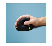 R-Go HE Break - Ratón ergonómico inalámbrico para Manos pequeñas, Bluetooth 5.0, Clic silencioso, con Software Anti-Tendinita, ratón Vertical Recargable, 2400 dpi Ajustable y 5 Botones, Color Negro