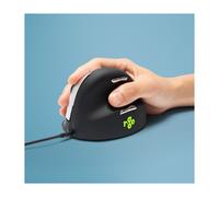 R-GO HE - Ratón (Ratón), USB, Vertical, Diestro, M