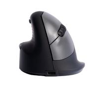 R-Go Tools Ratón HE RGOHELELAWL, diseño ergonómico, ratón Vertical para Zurdos, tamaño Grande (Longitud de Mano Superior a 185 mm), inalámbrico, para Windows, Mac, Linux, Negro, RGOHELELAWL