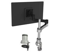 R-Go Tools - Brazo de monitor R-Go Zepher Single, para un monitor, ajustable, capacidad de carga de 0-8 Kg, 100% circular, negro