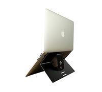 R-Go Tools Supporto Per Laptop R-Go Riser Fissabile, Regolabile, Integrato Con Il Laptop, Alluminio, Nero (laptop Stand R-Go Riser - Integrated With