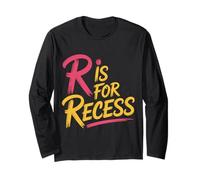R Is For Recess School Subject Break Student Fun |- Manga Larga