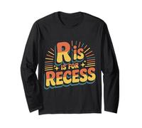 R Is For Recess School Subject Break Student Fun |- Manga Larga
