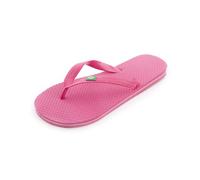 R-ISLAND Chanclas mujer,sandalias,adulto,logo Brasil, comodo, para la piscina,playa,casa,ducha.. etc (ROSA, numeric_37)