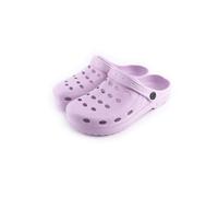 R-ISLAND Clogs Classic,Zuecos de Mujer,EVA,Impermeable,Zuecos para Trabajo,sanidad,Cocina,Piscina,Playa..etc (L. Purpura, 39)