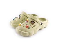 R-ISLAND Zuecos para Mujer Adulto,EVA,Zueco de Trabajo para sanidad y hostalería (Verde 1, 36)