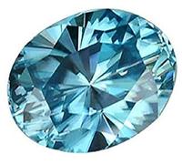R.K 8.25 Ratti -7.78 quilates I Piedra preciosa de circonita azul de valor astrológico I diamante cúbico certificado natural piedra natal azul calidad Aaa+-B089S24J11